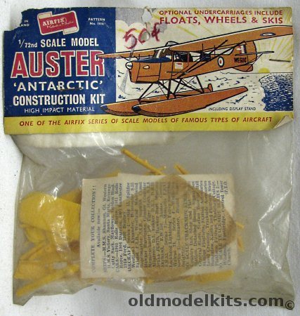 Airfix 1/72 Auster 6 Antarctic - 2nd Logo Issue - Bagged, 1416 plastic model kit